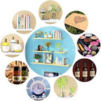 Space-Saving Floating Wall Shelves for Home & Office – Set of 4