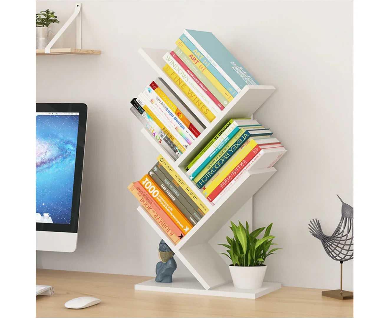 Modern Book Shelf Tree-Shaped
