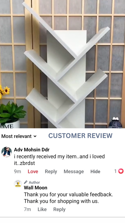 Modern Book Shelf Tree-Shaped