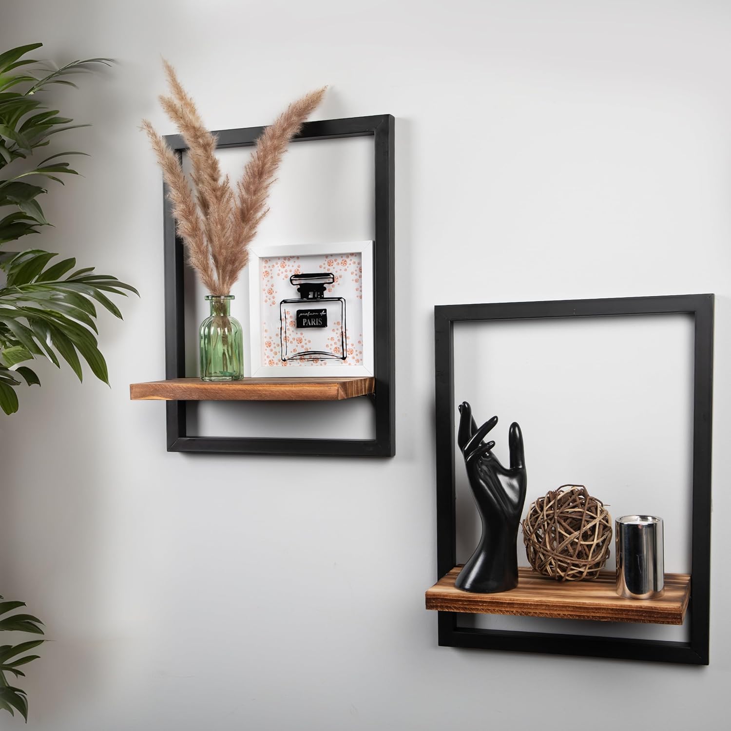Floating Wall Shelves (Set of 2) – Modern & Minimalist