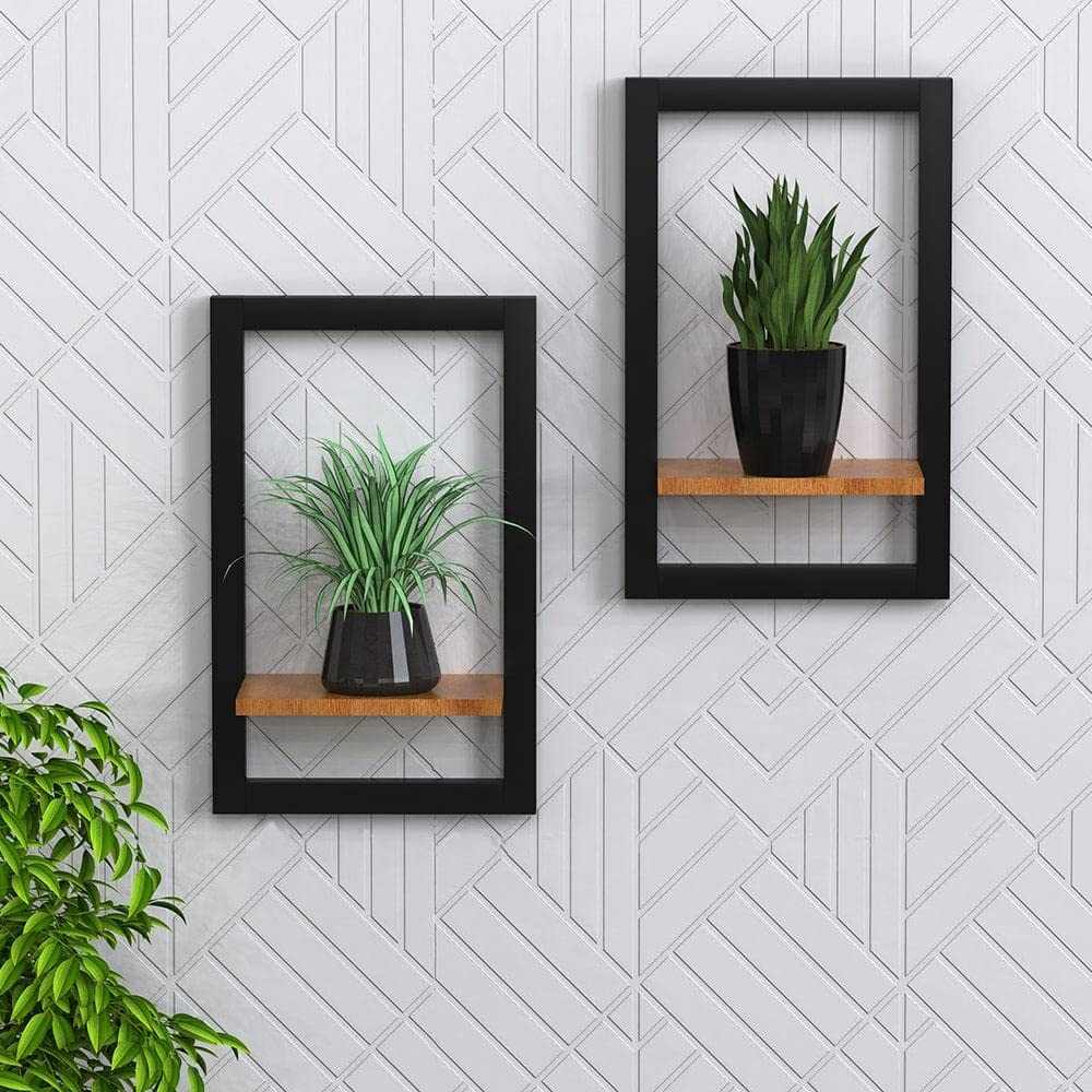 Floating Wall Shelves (Set of 2) – Modern & Minimalist