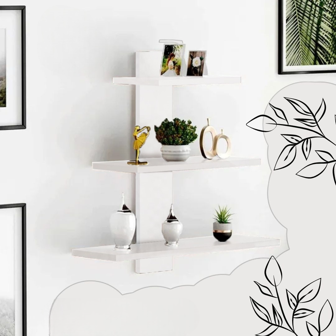 Spunky Floating Wall Shelves For Modern Home Decor